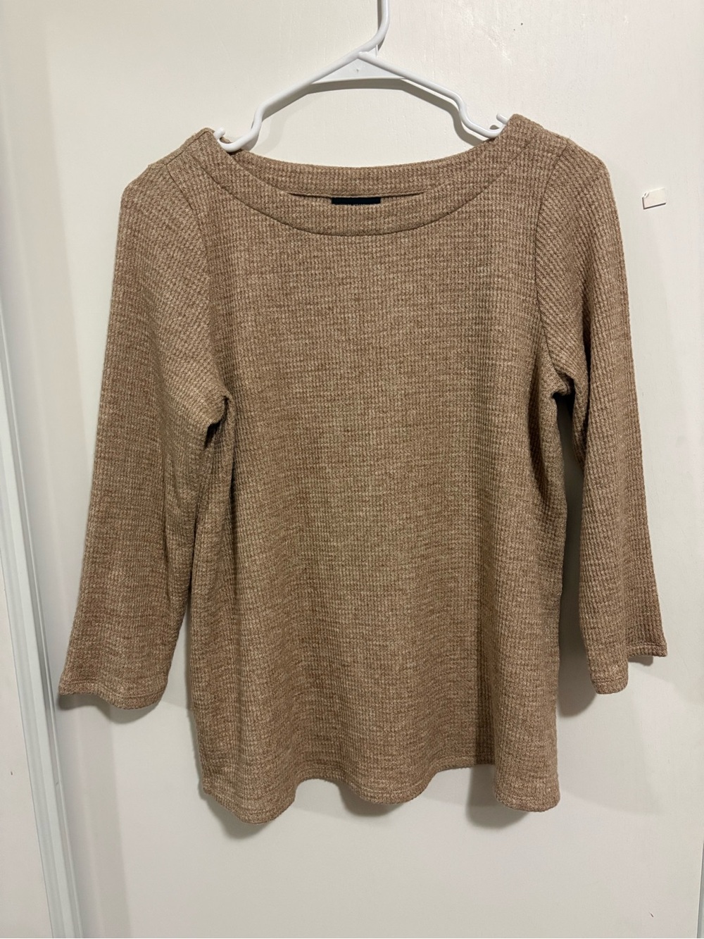 J Jill Wearever Sweater Womens S Petite Waffle Knit Long Sleeve‎ Pullover Top
